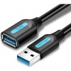 Vention USB 3.0 Male to USB Female Extension Cable 3m Black PVC Type CBHBI Vention USB 3.0 Male to USB Female Extension Cable 3m Black PVC Type CBHBI
