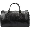 Gregorio GTB05-2 väčšia čierna pánska kožená cestovná taška 53cm 40l Gregorio GTB05-2 väčšia čierna pánska kožená cestovná taška 53cm 40l