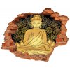 Samolepiaca nálepka na stenu Sediaci budha 90x70 cm Samolepiaca nálepka na stenu Sediaci budha 90x70 cm