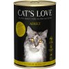 Výhodné balenie Cats Love 24 x 400 g - teľacie a morčacie Výhodné balenie Cats Love 24 x 400 g - teľacie a morčacie
