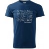 Matematika - čomu nerozumieš - Klasické pánske tričko vyššej gramáže - 4XL ( Polnočná modrá ) Matematika - čomu nerozumieš - Klasické pánske tričko vyššej gramáže - 4XL ( Polnočná modrá )