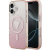 Guess – IML Gradient Triangle Logo MagSafe obal na iPhone 17 – ružový Guess – IML Gradient Triangle Logo MagSafe obal na iPhone 17 – ružový