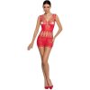 Passion - woman bs090 red bodystocking one size Passion - woman bs090 red bodystocking one size
