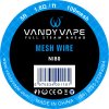 Vandy Vape Mesh Wire pletivo pre clearomizéry materiál pletiva: Ni80, rozmer/dĺžka pletiva: 1,5m, mesh: 100 Vandy Vape Mesh Wire pletivo pre clearomizéry materiál pletiva: Ni80, rozmer/dĺžka pletiva: 1,5m, mesh: 100