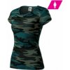 MALFINI CAMO PURE C22 Tričko dámske C22C112 XS C1 camouflage petrol MALFINI CAMO PURE C22 Tričko dámske C22C112 XS C1 camouflage petrol