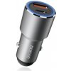Dudao R4PQ autonabíjačka USB / USB-C QC, sivá (R4PQ) Dudao R4PQ autonabíjačka USB / USB-C QC, sivá (R4PQ)