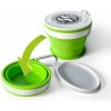 Green Stuff World Silicone collapsible cup 170ml / Silikónový skladací pohár 170 ml Green Stuff World Silicone collapsible cup 170ml / Silikónový skladací pohár 170 ml