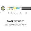 LAN kábel vonkajší CAVEL 641-2G, Cat6, PVC+PE, F/UTP (FTP), čierny, predaj na metre LAN kábel vonkajší CAVEL 641-2G, Cat6, PVC+PE, F/UTP (FTP), čierny, predaj na metre