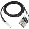HP 845416-B21 Enterprise 100Gb QSFP28 to 4x25Gb SFP28, 3m