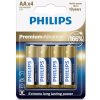 PHILIPS Premium Alkaline AAA 4ks LR03M4B/10