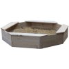 Marimex Twood Drevené pieskovisko osemhranné 130 x 130 cm Marimex Twood Drevené pieskovisko osemhranné 130 x 130 cm