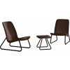 Keter Rio Patio set whiskey hnedý