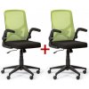 Kancelárska stolička FLEXI 1+1 ZADARMO, zelená Kancelárska stolička FLEXI 1+1 ZADARMO, zelená