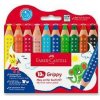 Pastelka Faber-Castell Grippy - 10 barev Pastelka Faber-Castell Grippy - 10 barev