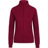 PROMODORO 5275 EXCD / Dámska pracovná mikina na zips - granat XXL PROMODORO 5275 EXCD / Dámska pracovná mikina na zips - granat XXL