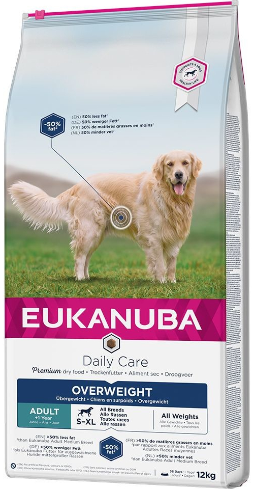 Eukanuba Daily Care Overweight Adult Dog 2 x 12 kg