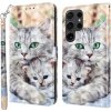 Peňaženkové 3D puzdro na Samsung Galaxy S24 Ultra 5G - Two Loving Cats Peňaženkové 3D puzdro na Samsung Galaxy S24 Ultra 5G - Two Loving Cats
