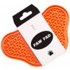 PetDreamHouse Lízacia podložka Paw Lick oranžová 23 cm