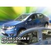 Deflektory na Dacia Logan II, 4-dverová (+zadné), r.v.: 2013 - Deflektory na Dacia Logan II, 4-dverová (+zadné), r.v.: 2013 -