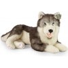 Rappa Plyšový pes husky ležiaci 60 cm ECO-FRIENDLY Rappa Plyšový pes husky ležiaci 60 cm ECO-FRIENDLY