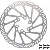 Force Kotúč brzdový -7 160 mm, 6 dier, strieborný