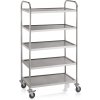 Servírovací vozík 5 políc 85 x 53 x 154 cm 100027498 Servírovací vozík 5 políc 85 x 53 x 154 cm 100027498