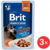 Brit Premium by Nature Cat Delicate Fillets in Gravy with Turkey 3 x 85 g