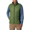 Columbia pánska vesta Powder Pass Vest zelená Canteen black