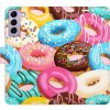 Flipové puzdro iSaprio - Donuts Pattern 02 - Samsung Galaxy S22 5G Flipové puzdro iSaprio - Donuts Pattern 02 - Samsung Galaxy S22 5G
