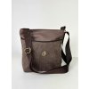 Hnedosivá crossbody kabelka GROSSO Hnedosivá crossbody kabelka GROSSO