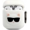 Karl Lagerfeld KLACA2SILCHWH AirPods cover white Silicone Choupette (KLACA2SILCHWH) Karl Lagerfeld KLACA2SILCHWH AirPods cover white Silicone Choupette (KLACA2SILCHWH)