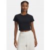 Dámske tričko Under Armour UA Rival Rib Baby Tee Čierna SM Dámske tričko Under Armour UA Rival Rib Baby Tee Čierna SM