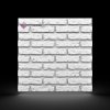 MyWall 3D EPS obklad Tehla - biely MyWall 3D EPS obklad Tehla - biely