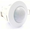 Tracon Mini zapustený pohybový senzor infračervený PIR 360° 10s-15min IP20 biely TMB-061M Tracon Mini zapustený pohybový senzor infračervený PIR 360° 10s-15min IP20 biely TMB-061M