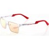 AROZZI Herné okuliare VISIONE VX-800 White/ bíločervené obroučky/ jantarová skla AROZZI Herné okuliare VISIONE VX-800 White/ bíločervené obroučky/ jantarová skla