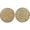 Mincovna Dukát Zlatý dublon Aztécký poklad, mince Kalendář a Loď (Mosaz s patinou starého zlata,25,5 mm) Mincovna Dukát Zlatý dublon Aztécký poklad, mince Kalendář a Loď (Mosaz s patinou starého zlata,25,5 mm)