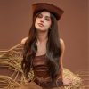 Čokoládovohnedá parochňa s ofinu Sandra Čokoládovohnedá parochňa s ofinu Sandra