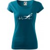 Ekg futbal brankár - Dámske tričko Pure - S ( Petrolejová ) Ekg futbal brankár - Dámske tričko Pure - S ( Petrolejová )