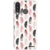 Picasee silikonový průhledný obal pro Huawei P30 Lite - Pírka 2 Picasee silikonový průhledný obal pro Huawei P30 Lite - Pírka 2