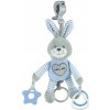 Plyšová hračka s vibráciou Baby Mix králik modrý Plyšová hračka s vibráciou Baby Mix králik modrý
