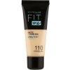 Maybelline Fit Me Matte + Poreless Make-Up 110 Porcelain, 30 ml - Tekutý make-up Maybelline Fit Me Matte + Poreless Make-Up 110 Porcelain, 30 ml - Tekutý make-up