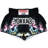 Muay Thai trenky - YOKKAO - Flames - černe Muay Thai trenky - YOKKAO - Flames - černe