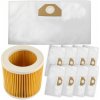 Sada náhradných vreciek do vysávača KARCHER 10ks + filter BAGSET-02 Sada náhradných vreciek do vysávača KARCHER 10ks + filter BAGSET-02