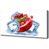 Foto obraz na plátne Granátové jablko s ľadom 100x50 cm Foto obraz na plátne Granátové jablko s ľadom 100x50 cm