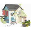 Domček s obchodom a reštauráciou so sprchou Chef House Life Smoby rozšíriteľný s kuchynkou pod lampou Domček s obchodom a reštauráciou so sprchou Chef House Life Smoby rozšíriteľný s kuchynkou pod lampou