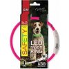 Obojek svítící DOG FANTASY USB, 45 cm, pink Obojek svítící DOG FANTASY USB, 45 cm, pink