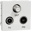 Schneider Electric Slovakia spol. s r.o. Unica - NU345018 - Zásuvka R/TV/SAT s F-konektorom koncová, 2M, Biela Schneider Electric Slovakia spol. s r.o. Unica - NU345018 - Zásuvka R/TV/SAT s F-konektorom koncová, 2M, Biela