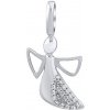 Silvego Strieborný prívesok anjel Lyem so zirkónmi FW9291P Silvego Strieborný prívesok anjel Lyem so zirkónmi FW9291P
