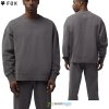 Fox Wordmark Oversized fleece crew pewter, šedá, L Fox Wordmark Oversized fleece crew pewter, šedá, L
