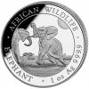 Bavarian Mint Munich Strieborná investičná minca Somalia Elephant 2024 1 oz